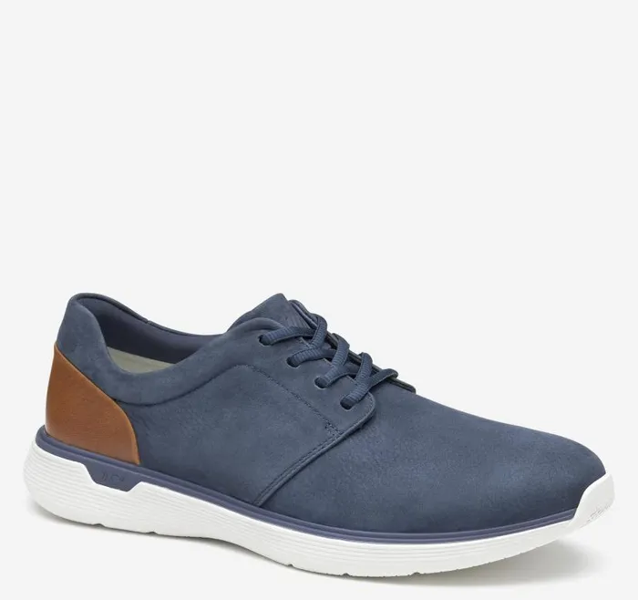 Men Johnston and Murphy LaceUps XC4 Prentiss 2 Plain Toe Navy Waterproof Tumbled Nubuck Men Johnston and Murphy LaceUps XC4 Prentiss 2 Plain Toe Navy Waterproof Tumbled Nubuck