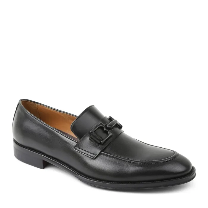 Men Loafers and Slipons Bruno Magli Alpha Classic Bit Leather Loafer 8211 Black