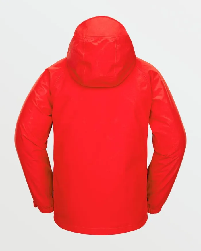 Mens Dua Insulated Gore Jacket 8211 Crimson Mens Volcom Jackets