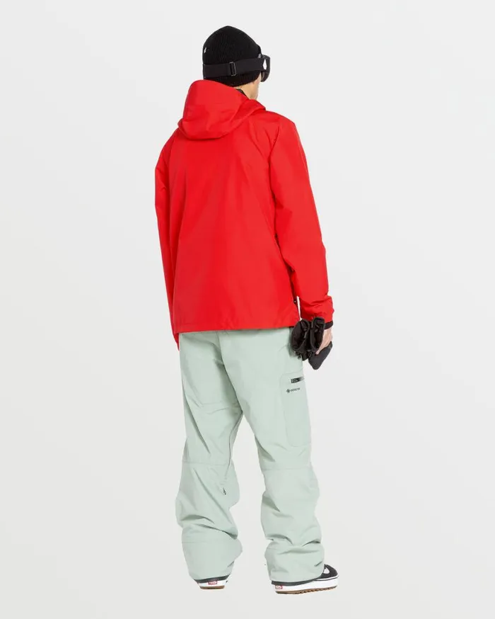 Mens Dua Insulated Gore Jacket 8211 Crimson Mens Volcom Jackets