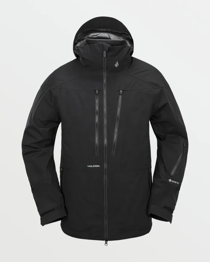 Mens Guch Stretch Gore Jacket 8211 Black Mens Volcom Jackets