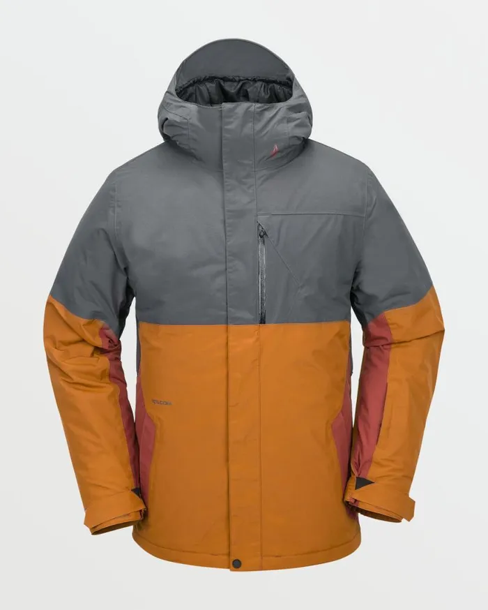 Mens L GoreTex Jacket 8211 Caramel Mens Volcom Jackets