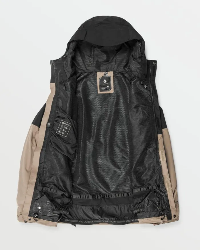 Mens L GoreTex Jacket 8211 Chestnut Brown Mens Volcom Jackets