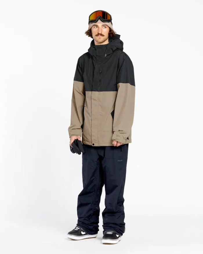 Mens L GoreTex Jacket 8211 Chestnut Brown Mens Volcom Jackets