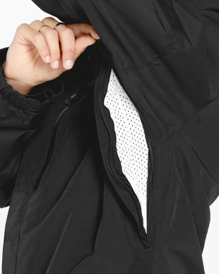 Mens L Insulated GoreTex Jacket 8211 Black Mens Volcom Jackets