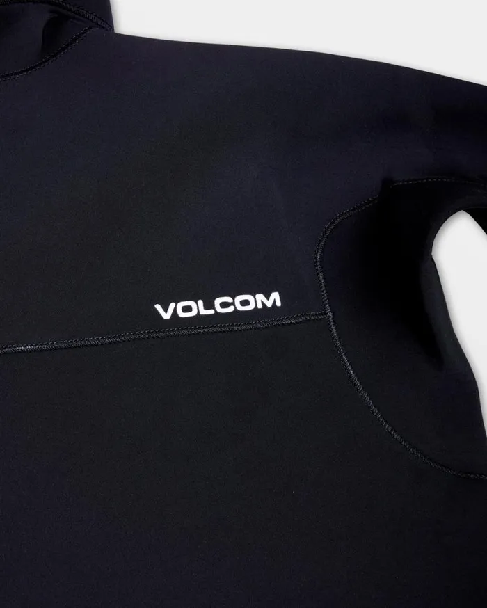 Mens Modulator 543mm Hood Chestzip Fullsuit 8211 Black Mens Volcom Wetsuits