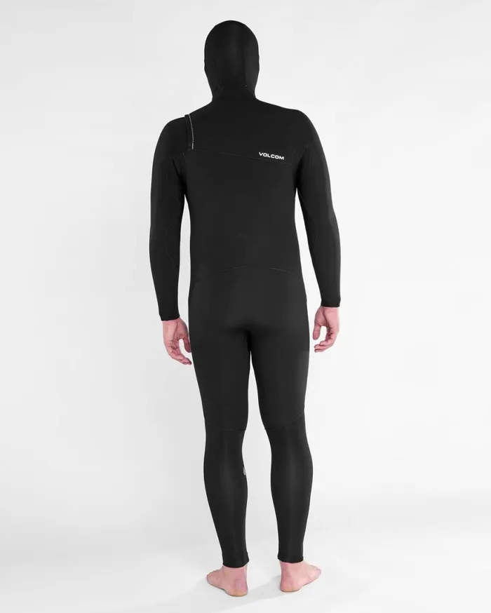 Mens Modulator 543mm Hood Chestzip Fullsuit 8211 Black Mens Volcom Wetsuits