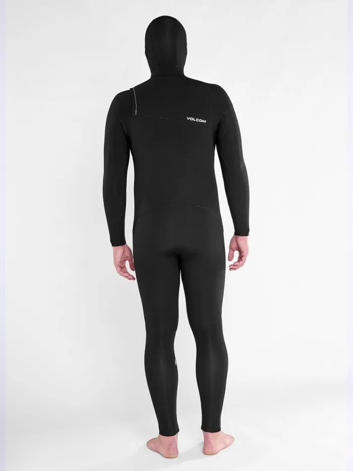 Mens Modulator 543mm Hood Chestzip Fullsuit 8211 Black Mens Volcom Wetsuits