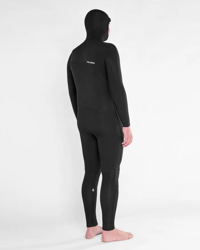 Mens Modulator 543mm Hood Chestzip Fullsuit 8211 Black Mens Volcom Wetsuits