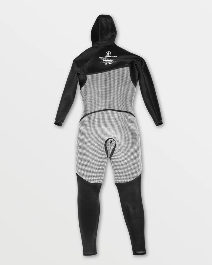 Mens Modulator 543mm Hood Chestzip Fullsuit 8211 Black Mens Volcom Wetsuits