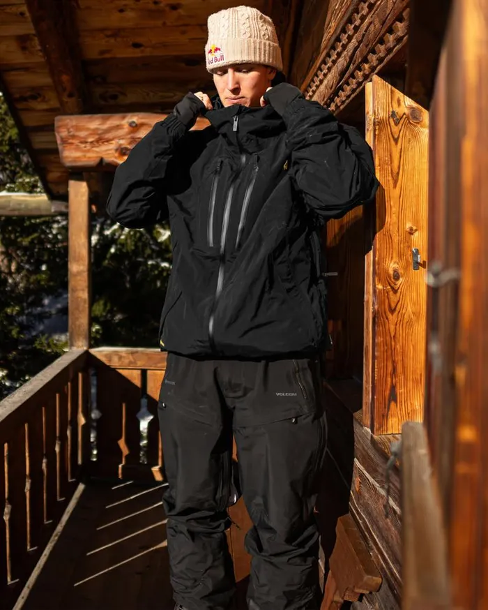 Mens Tds 2L GoreTex Jacket 8211 Black Mens Volcom Jackets