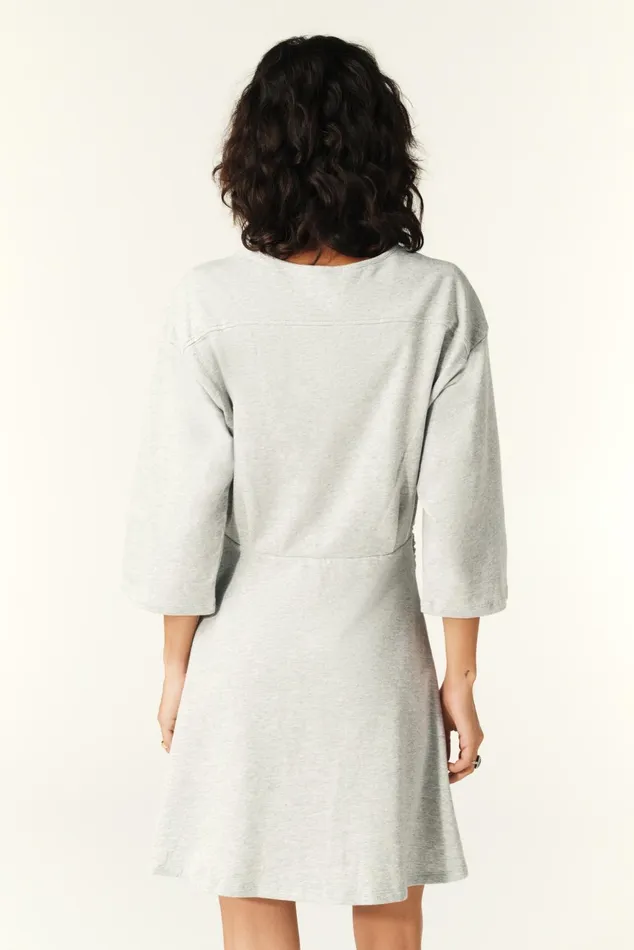 Midi Dress Astoria Gray Women Baandsh Dresses