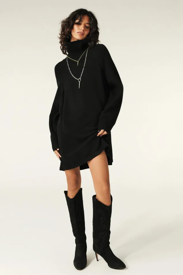 Mini Jersey Dress Medee Brown Women Baandsh Dresses