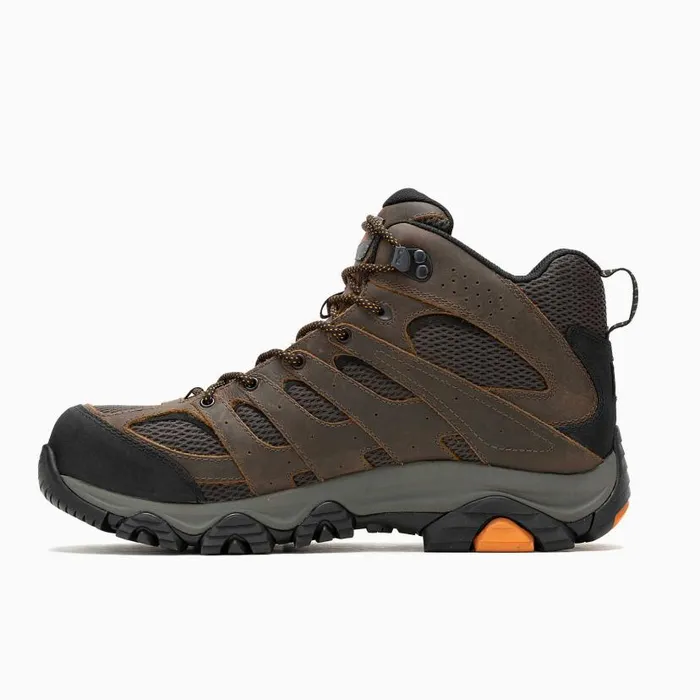 Moab Vertex 2 Mid Waterproof Carbon Fiber Work Boot Wide Width Earth Men Merrell Boots