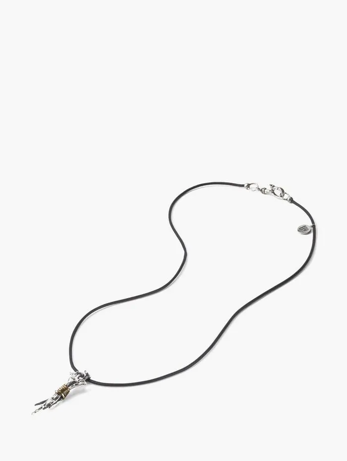 NAIL PENDANT NECKLACE Silver Men John Varvatos Jewelry