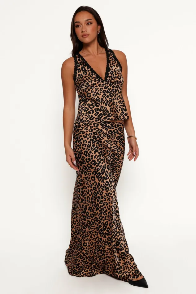 Petal and Pup Velman Skirt Leopard Women Matching Sets