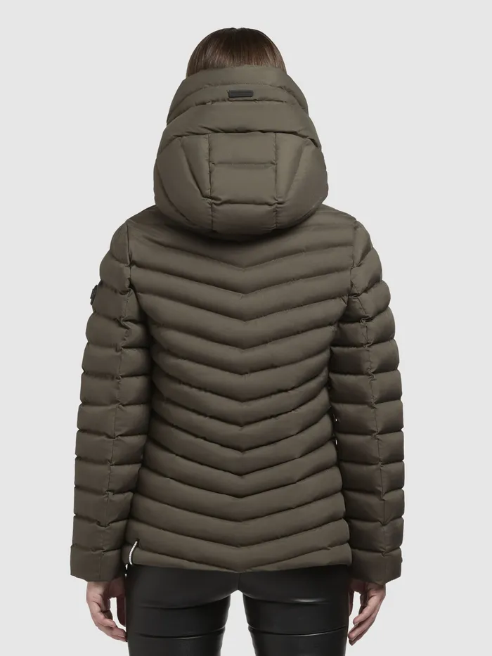 Quilted Jackets Jacke PACE Khaki Khaki 8211 KHUJO Women