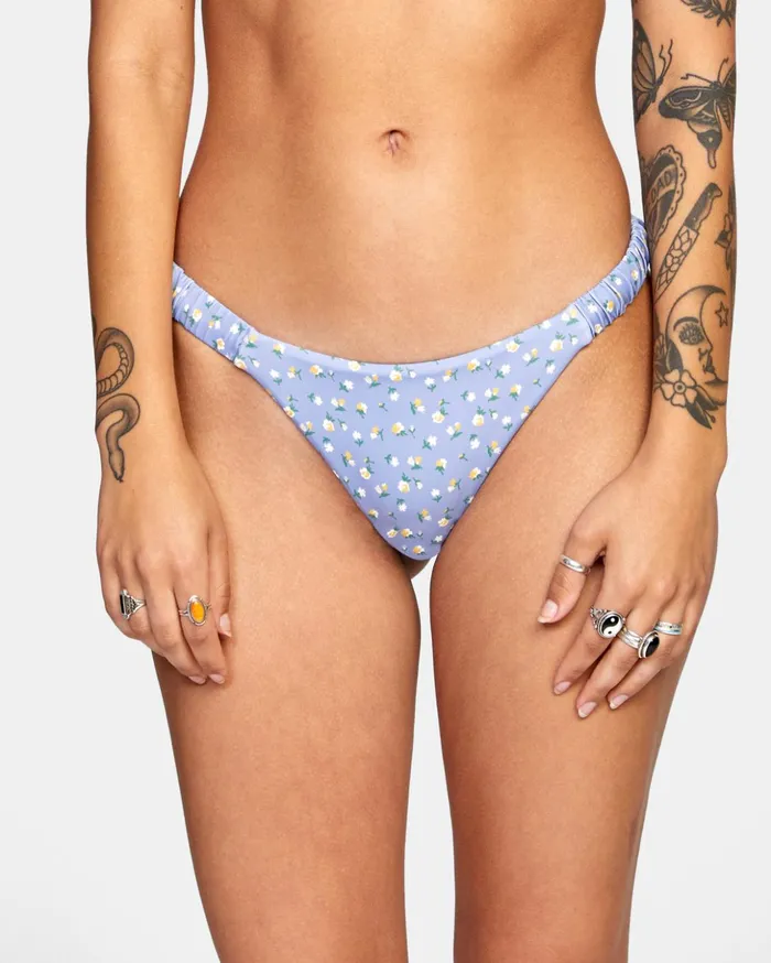 RVCA Bikini Bottoms Mille French Bikini Bottoms Grey Purple 8211 Women