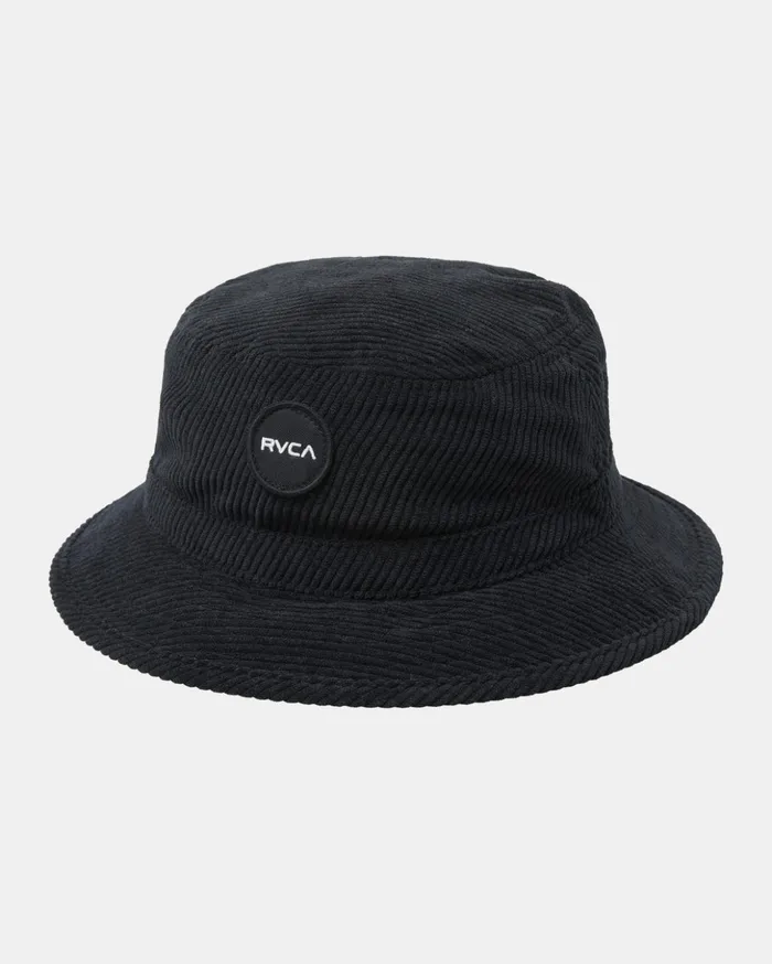 RVCA Hats Beanies Chunky Cord Bucket Hat Pirate Black 8211 Men