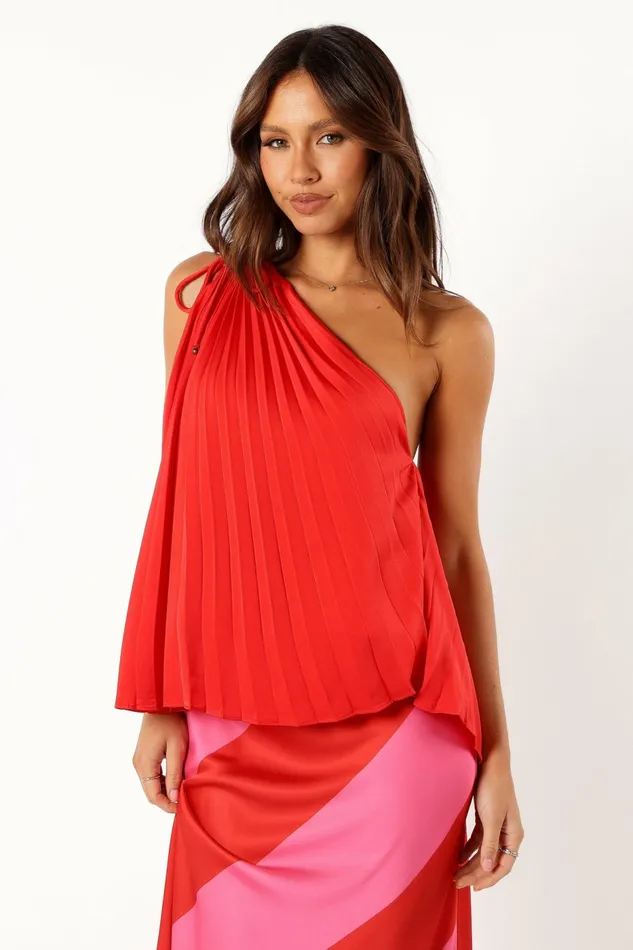 Sandie One Shoulder Top Scarlette Women Tops Petal and Pup