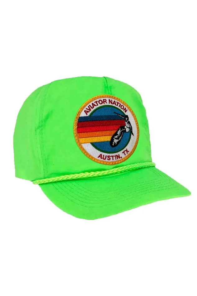 Signature Austin Vintage Nylon Trucker Hat WomenMen Aviator Nation Trucker Hats