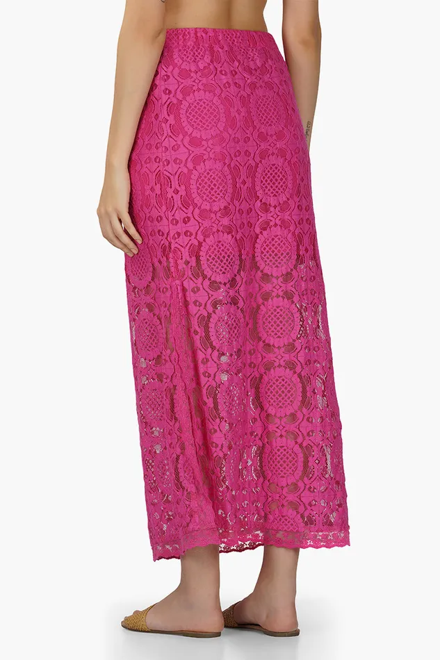 Skirts Brinda Crochet Lace Skirt 8211 America and Beyond Women