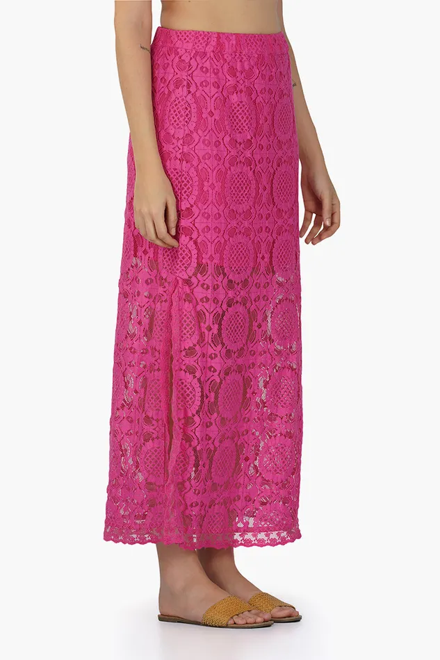 Skirts Brinda Crochet Lace Skirt 8211 America and Beyond Women