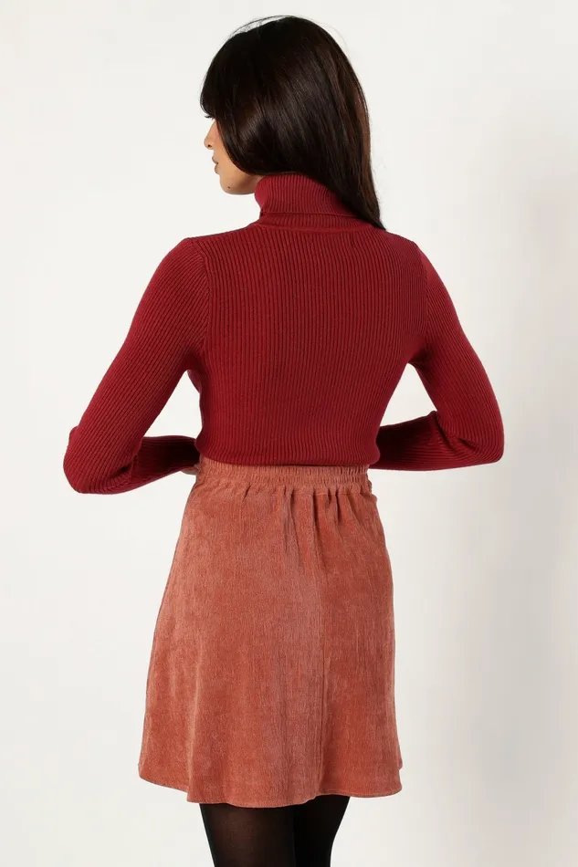 Skirts Women Tammy Cord Skirt Brick Petal and Pup