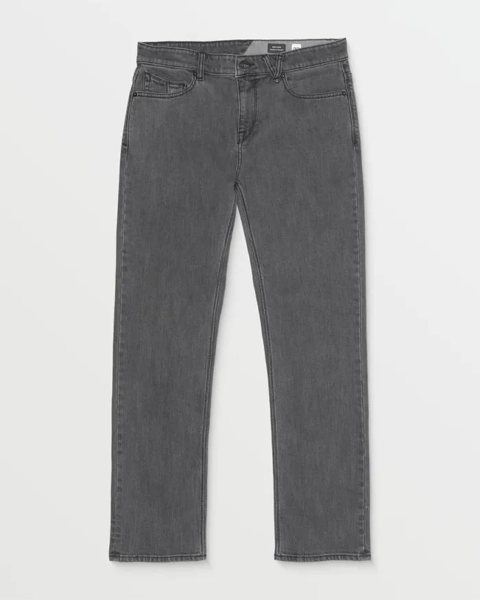 Solver Modern Fit Jeans 8211 Neutral Grey Mens Volcom Jeans