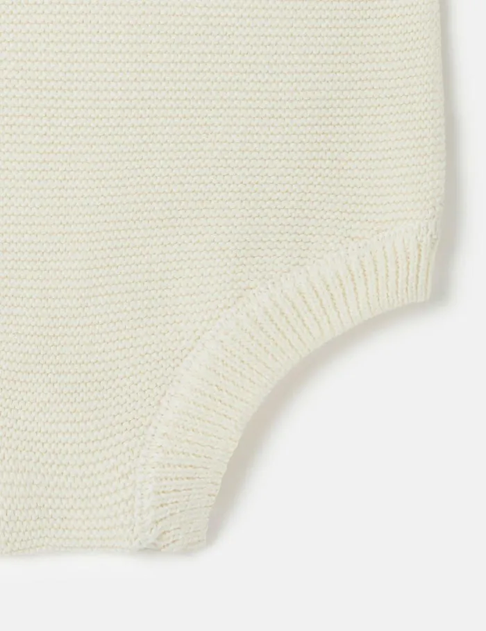 Stella McCartney Baby Boys Kids Striped Bumblebee Motif Bodysuit Ivory