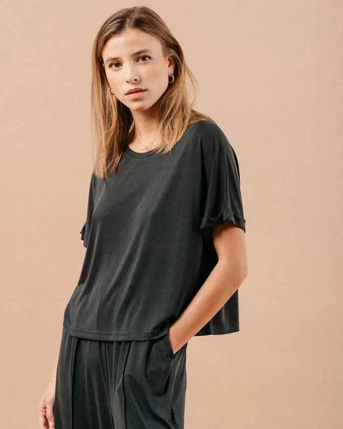 TSHIRT ANTHRACITE MAMA Shop Grace and Mila ShortSleeves Tshirts