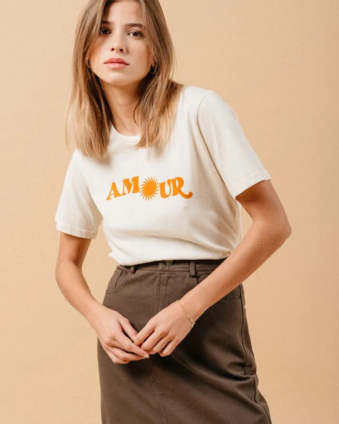 TSHIRT BEIGE MARISOL Shop Grace and Mila Printed Tshirts