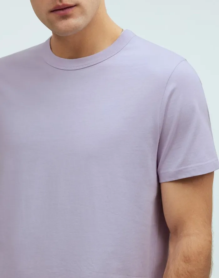 Tees Men Madewell GarmentDyed Allday Crewneck Tee Dusty Lavender