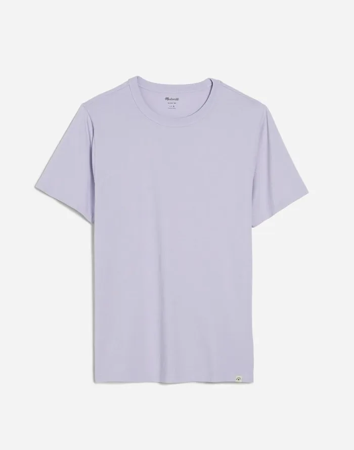 Tees Men Madewell GarmentDyed Allday Crewneck Tee Dusty Lavender