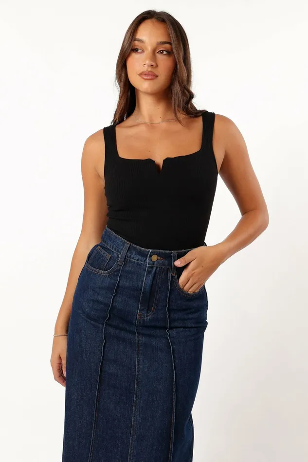 Tops Santina Top Black Petal and Pup Women