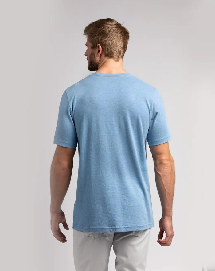 TravisMathew REVERE REVERE TEE Heather Blue Men Tees