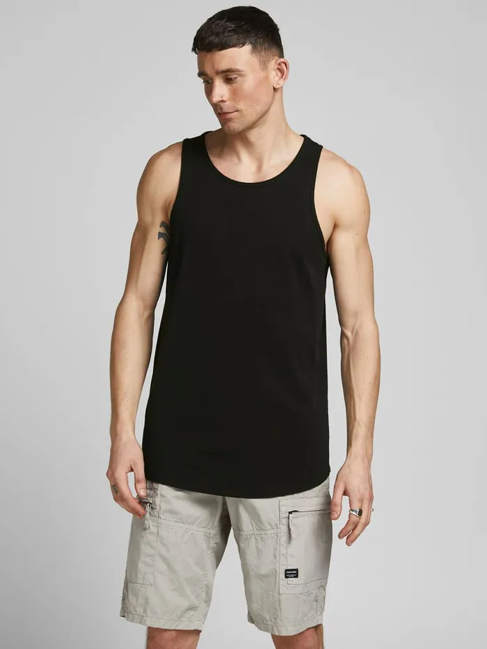 Underwear JACK and JONES Mens BASIC TANK TOP Black Black On Sale