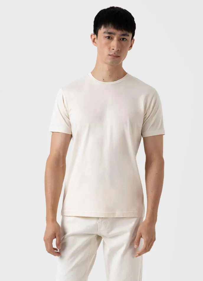 Undyed Riviera Midweight Tshirt Undyed Men SUNSPEL Tshirts