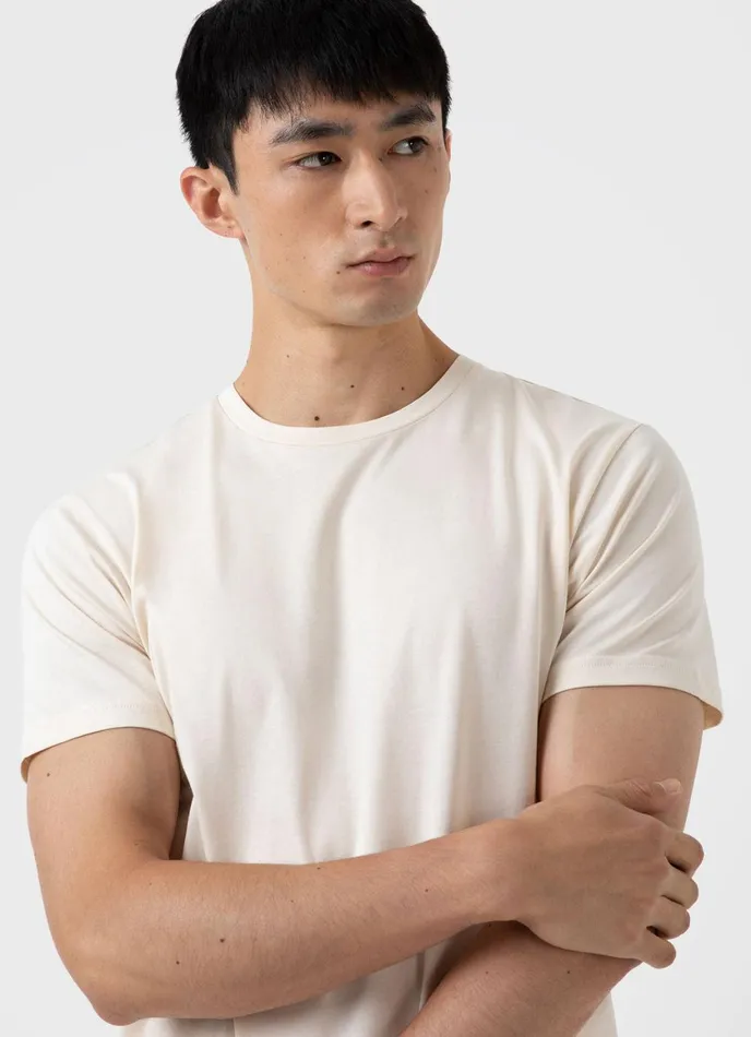Undyed Riviera Midweight Tshirt Undyed Men SUNSPEL Tshirts