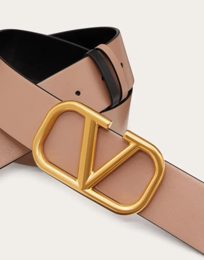 Valentino Belts Woman Reversible Vlogo Signature Belt In Glossy Calfskin 40 Mm For Woman In Blackpure Red Blackpure Red Valentino Belts Woman Reversible Vlogo Signature Belt In Glossy Calfskin 40 Mm For Woman In Blackpure Red Blackpure Red