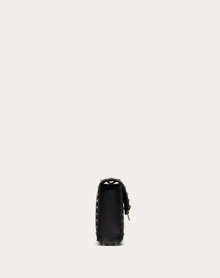 Valentino Shoulder Bags Woman Small Rockstud Grainy Calfskin Crossbody Bag For Woman In Rosso Valentino Rosso Valentino