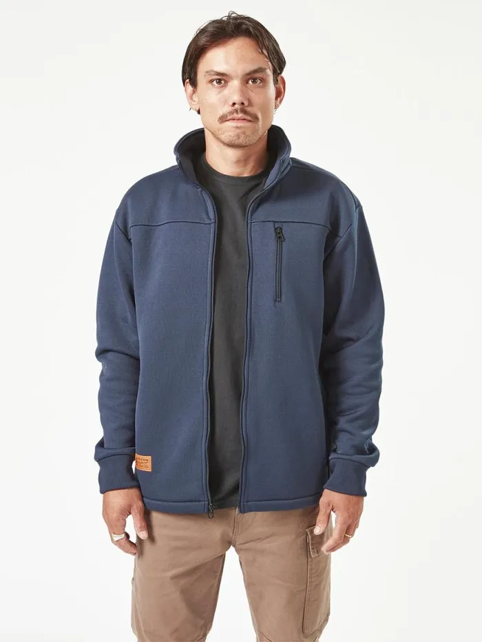 Volcom Workwear Bonded Fleece 8211 Navy Mens Volcom Jackets