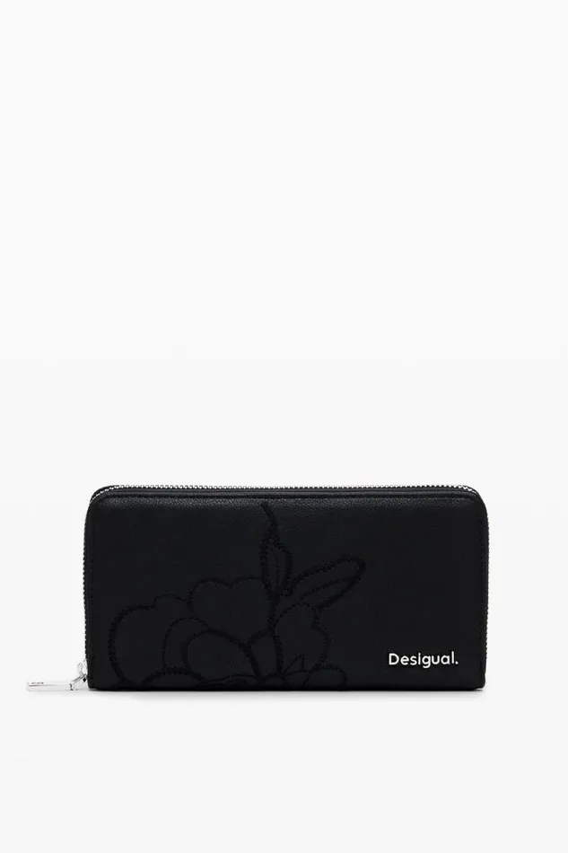 Wallets Women Desigual Faux Leather Wallet Black