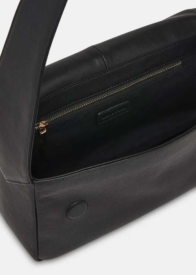 Whistles Leather Black Bibi Shoulder Bag 8211 Women
