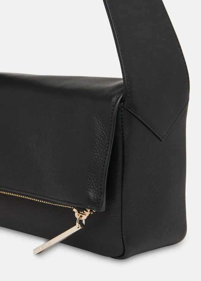 Whistles Leather Black Bibi Shoulder Bag 8211 Women