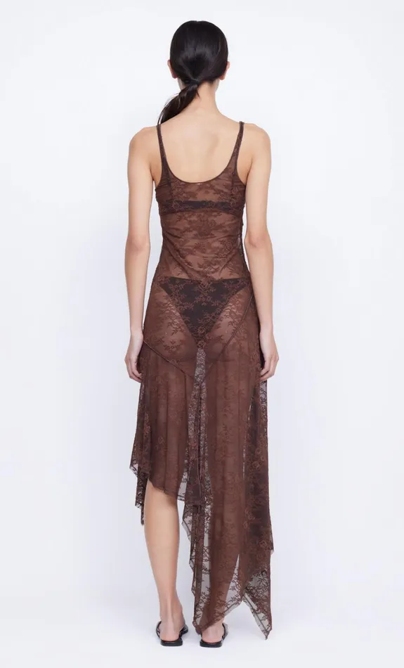 Women ADONIA ASYM MIDI DRESS 8211 CHOCOLATE Bec Bridge Maxi Dresses