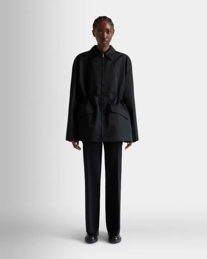 Women Bally Coats and Jackets Jacket In Black Nylon Black