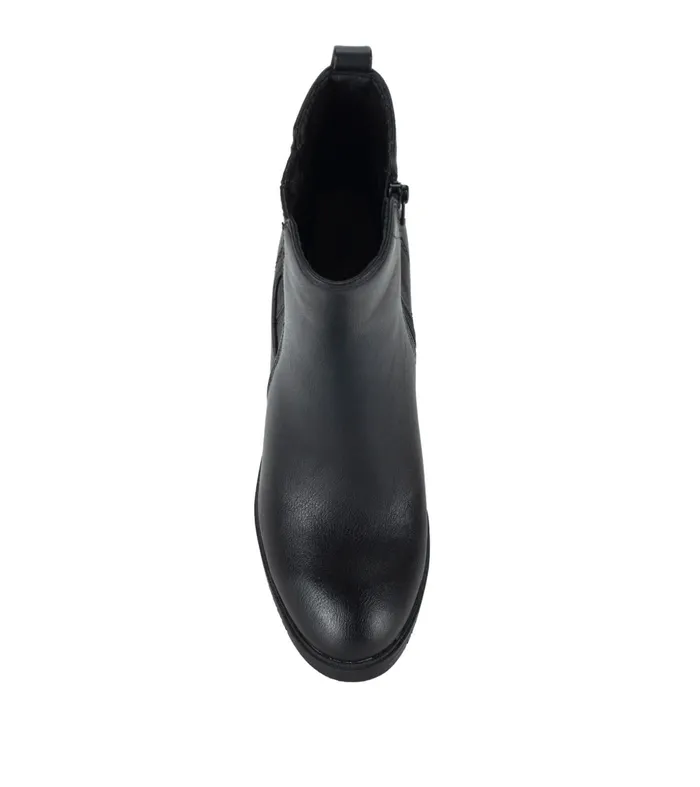 Women Baretraps Posture Plus Boots Feeney Block Heel Boot Black