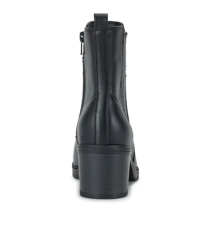 Women Baretraps Posture Plus Boots Feeney Block Heel Boot Black