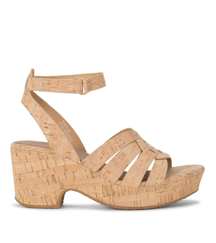 Women Baretraps Wedge Sandals Bonita Wedge Sandal Natural Cork